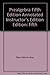 Prealgebra Fifth Edition Annotated Instructor's Edition 0131576437 Book Cover