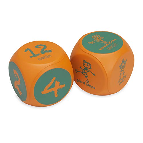 Kidnasium-Exercise-Dice-Activity-Coins-Soft-Foam-6-Sided-Movement-Dice-Fun-Educational-Classroom-Gym-Learning-Game-for-Active-Boys-Girls-Ages-4-and-Up