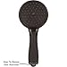 High Flow Handheld Shower Head - Great Water Pressure In Hand Held Showerhead - Indoor And Outdoor Modern Bath Spa Fixture - Aqua Elegante - Oil-Rubbed Bronze