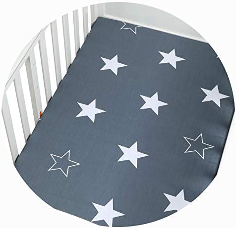 Qianqian Paper Crane 100% Cotton Crib Fitted Sheet Soft Baby Bed Mattress Cover Protector Cartoon Newborn Bedding,CLS0034