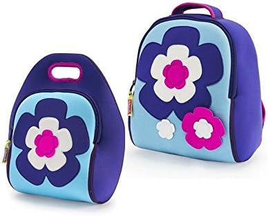 Dabbawalla Flower Power Backpack & Lunch Bag Set