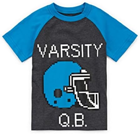 Okie Dokie® Raglan Graphic Sports Tee - Toddler Boys 4t, Varsity Football