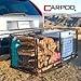 Carpod Cargo Carrier Hitch Basket with Lockable Top Lid, Cargo Volume 14 cu ft, Weight Capacity 450 lb. Durable One-Piece Welded Galvanized Frames, Folds Flat for Easy Storage, with True 2” Shank