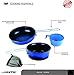 Azteq Trip Backpacker Non-Stick Cookware Mess Chow Kit with Mesh Carry Bag, 3 Piecethumb 2