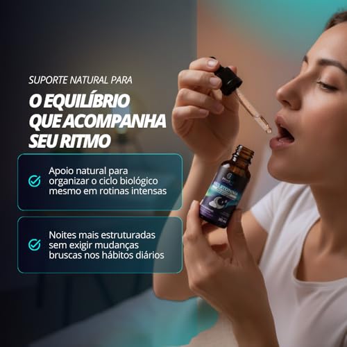 Melatonina em Gotas Sublingual 30ml Sabor Morango RÁPIDA ABSORÇÃO MINDXP NUTRITION