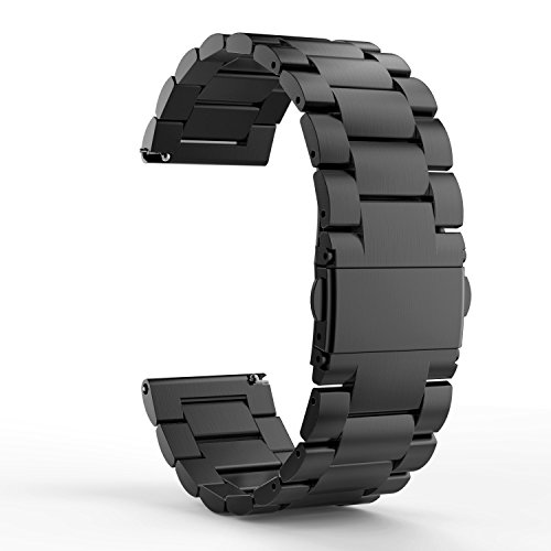 Chc samsung gear s3 watch band, 22mm solid stainless steel links …