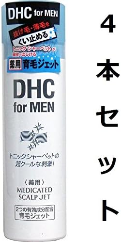 Amazon シャーベットが頭皮ではじける育毛ジェット ｄｈｃ ｆｏｒ ｍｅｎ 薬用 スカルプジェット 育毛剤 １００ｇ ４本セット ホーム キッチン