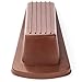HouseHold Impressions 5 Pack Rubber Wedge Door Stoppers (Brown) | Premium Heavy Duty Non-Scratching Portable Door Stop Bumper | Good for all Floors | Anti-Slip Solid Design Prevents Doors from Closing
