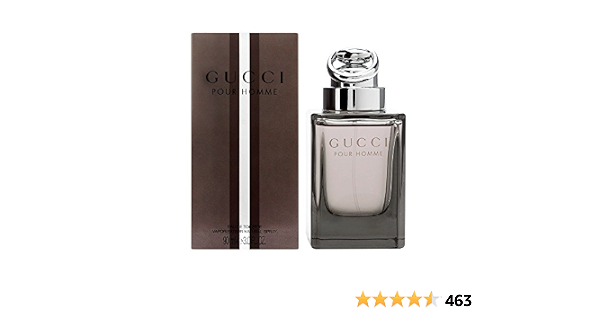 Amazon.com: Gucci Pour Homme Eau de Toilette en espray de 3.0 oz : Belleza  y Cuidado Personal