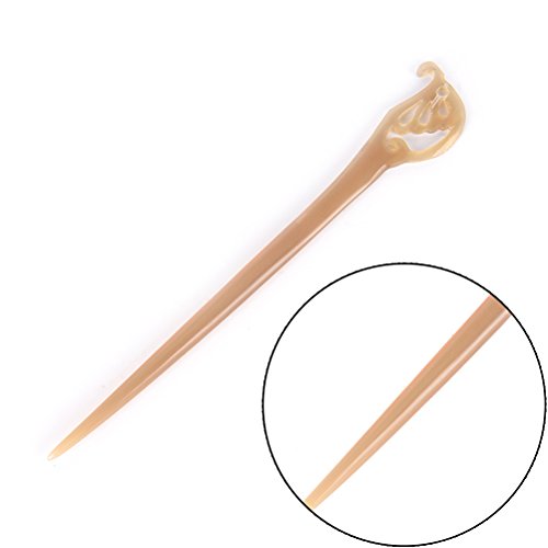 Ioffersuper 8 Pcs Different Pattern Classic Hand Polished Horn Original/Retro Stick Hair Pin For Women Lady,Pattern Random