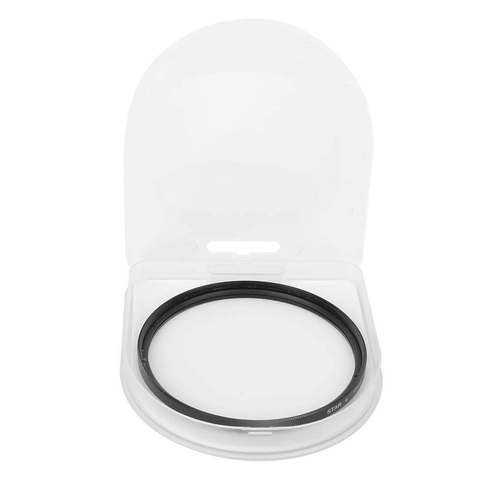 Star Lens Filter, 77mm Optical Glass + Aluminium Alloy Waterproof and Oilproof Coating Star Lens Filter/for/for/for Pentax/for/for Camera Lens