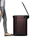 simplehuman 45 Liter / 12 Gallon Slim Hands-Free Kitchen Step Trash Can with Liner Rim, Dark Bronze Stainless Steel