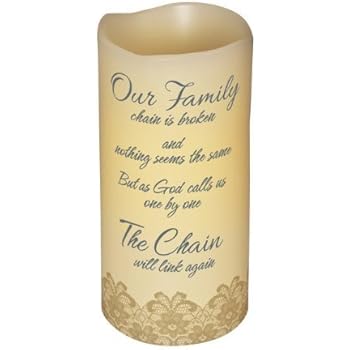 Abiding Light Scented Flameless Candle Bereavement Memory