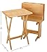 Winsome Wood Alex Snack Table Natural Set 5 Pc, 25.98 inches
