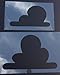 Cloud Stencil Set for Wall Decor: Reusable Stencils for a Kid’s Toy Story Room or Andy’s Room Nursery, 2-Pack Includes 1 Large and 1 Small Cloud Stencil