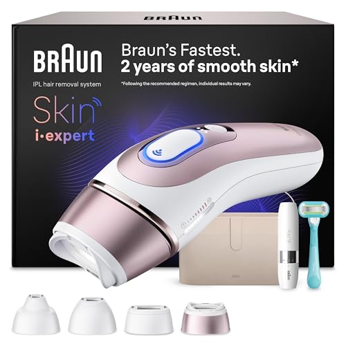 Braun Smart IPL Geräte Haarentfernung Skin i·expert 7, PL7442, Rosegold