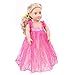 Wensltd Clearance! Doll Clothes for 18 Inch Dolls Pretty Lace Dress Fits American Girl Dolls (Hot Pink)