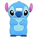 Blue Stitch Case for Samsung Galaxy S7 edge,3D Cartoon Animal Cute Soft Silicone Rubber Protective Kawaii Funny Character Cover,Animated Cool Skin Cases for Kids Child Teens Girls Guys (Galaxy S7edge)
