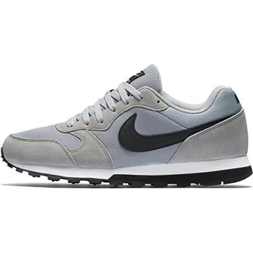 NIKE Men's Nike Md Runner 2 Track & Field Shoes, Grey Wolf Grey Black White 001, 8 UK