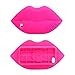 Inspirationc® Hot Pink 3D Cute Sexy Lips Design Pattern Soft Silicone Back Case For Apple iPhone 6 Plus 5.5 Inch (Lips Rose Red)