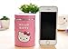 Portable Stainless Auto Car Cigarette Ashtray Ash Bin with Lid Cover and LED Light, Pink Hello Kitty