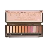BYS Berries Eyeshadow Palette Tin (with French Translation) with Mirror Double Ended Applicator and Blender Highly Pigmented 12 Matte & Metallic Shades