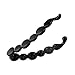 uxcell Plastic Women Lady Hair Banana Clip Clamp Claw Grip 10.5cm Length 2pcs Black