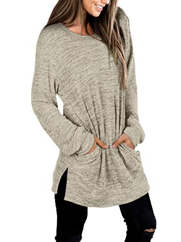 2 XIEERDUO+Sleeve+Shirts+Pockets+Sweatshirt