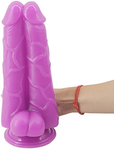 2 in 1 Double Head Massager Female Personal Full Body Massage Wand with Handsfree Suction Cup