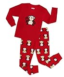 Monkey Pajamas For Boys Cotton 2 Piece Clothes Children Sleepwear Pants Set
