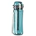 pH REVIVE Alkaline Water Bottle & Carry Case - Alkaline Water Filter - Alkaline Water Ionizer - Filtered Water Bottle - Water Filtration System, 25oz, 750ml (Aqua)