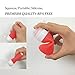 YINGGG Squeeze Portable Salad Dressing Container to Go Bottles Sauce Leakproof Condiment Storage Bottle, Dressing to Go for Lunch set of 4 (85ML)