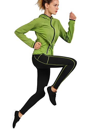 Active Wear Sets for Women -Workout Clothes Gym Wear TracksuitsYoga Jogging Track Outfit Legging Jacket 2 Pieces Set