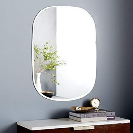 Seven Horses Oval Bevelled Wall Mirror (16 X 24 Inch)