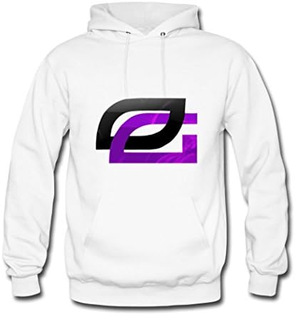 Hkpopo Optic Gaming Customized Logo Top Quality Unisex White Men's Hoodies Medium