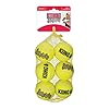 KONG - Toy Premium Squeak Tennis Balls, Gentle on Teeth - For Medium Dogs (6 Pack)
