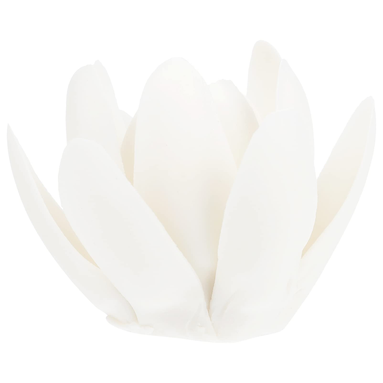 Housoutil Lotus Incense Burner Holder Censer for Stick Cone Ceramic Inscent Burner Disc Modern Incense Holder for Burner Sticks White