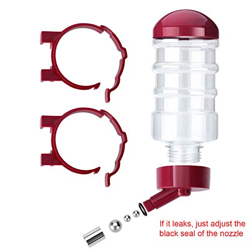 OxyPlay No Drip Dog Kennel Water Bottle Dispenser for Crate, 400ml Dripless Pet Drinking Fountains Kettle with… - Image 3