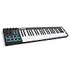 Alesis V49 – Tragbarer 49-Tasten USB-MIDI Keyboard Controller mit 8 hintergrundbeleuchteten Pads, 4 zuweisbaren Encodern und einem professionellen Softwarepaket