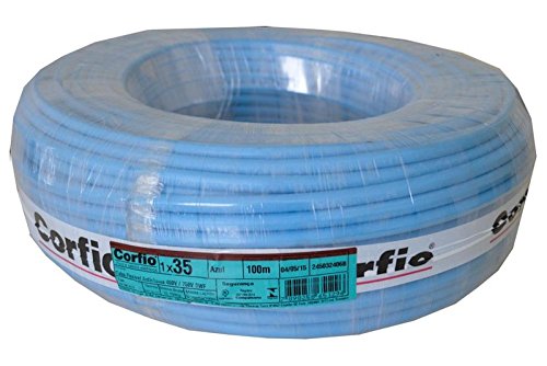 Cabo Flexível 35,0 mm Azul Corfio com 100 m