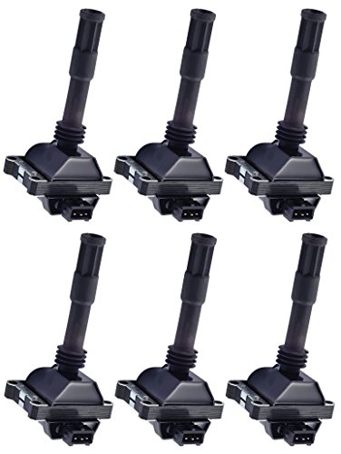 Pack of 6 Ignition Coils for Vin 3 Alfa Romeo 164 V6 3.0L Compatible with C1622 UF-377
