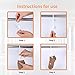 BAKVOS Clothes Pins Clothes Hangers Clothes Pegs White with Rope 12 Pack