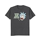 Mens Rick & Morty Your Opinion Means Very Little to Me 2XL Dark Heather