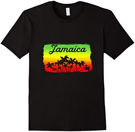 Jamaica Palm Trees Flag Shirt - Jamaican Rastafarian T-Shirt