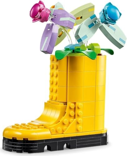Creator 3 en 1 Flores en Regadera, Convertible en Bota de Agua o 2 Pájaros de Juguete Posados en una Percha, Juego Creativo con Animales de Regalo para Niñas y Niños de 8 Años o Más 31149
