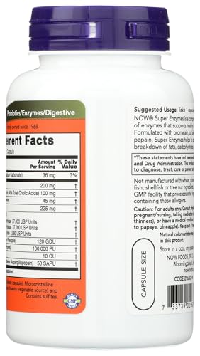NOW Foods Super Enzymes -- 90 Capsules by Now Foods