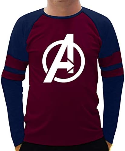 CupidStore Full Sleeves T Shirts - 6 Avenger Logo Cotton Full-Sleeves Tshirt for Mens