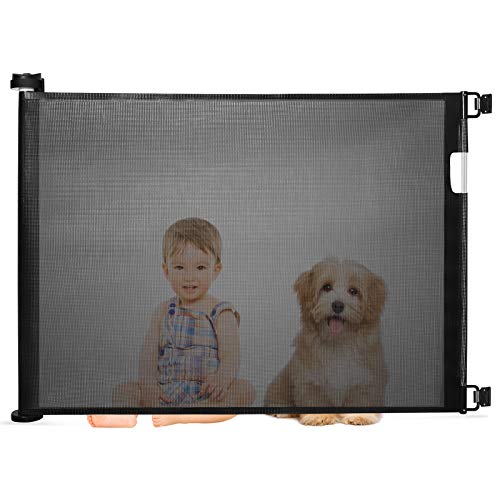 mesh dog gate retractable