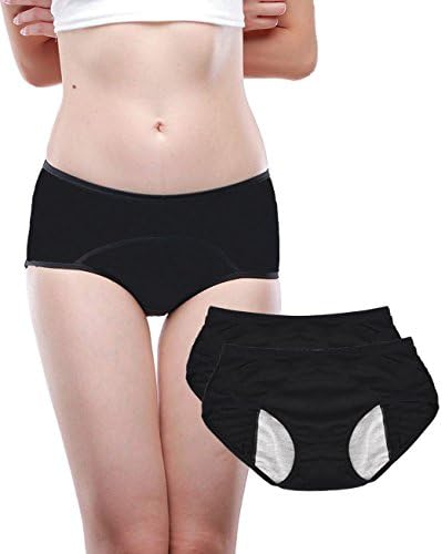 Leak Proof Protective Panties for Women/Girl Menstrual Period,Heavy Flow,Postpartum Bleeding,Urinary Incontinence (3-5)