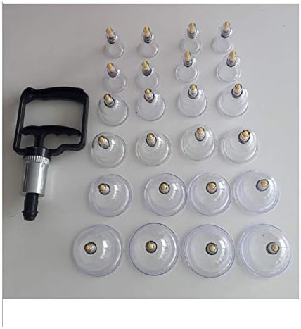 Ramdev acupressure Cups & Black Pump Set (24)